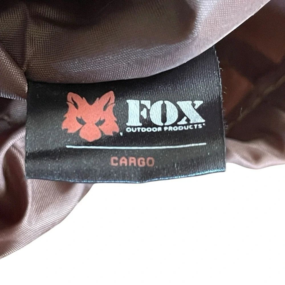 Fox Outdoor Retro Messenger Bag Brown Canvas Leather Trim Shoulder Bag Cargo